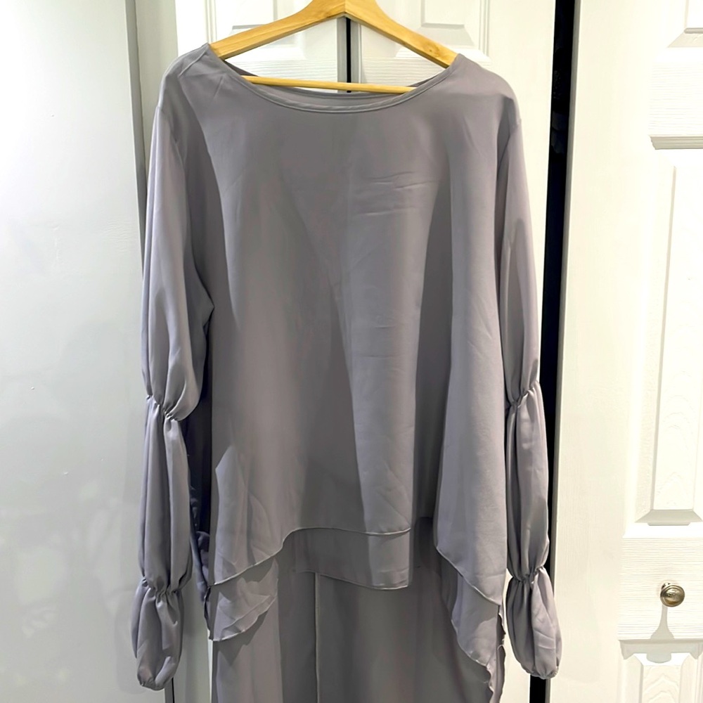 Statement piece grey tunic
